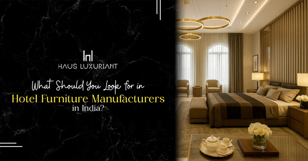 Hotel Furniture Manufacturer in India
