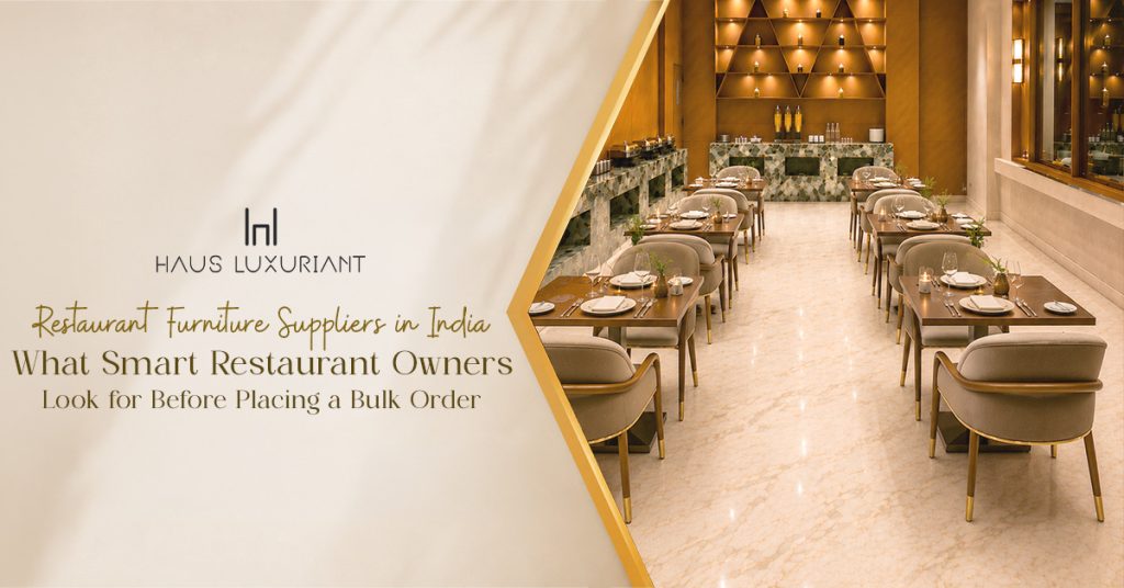 Restaurant Furniture Suppliers in India