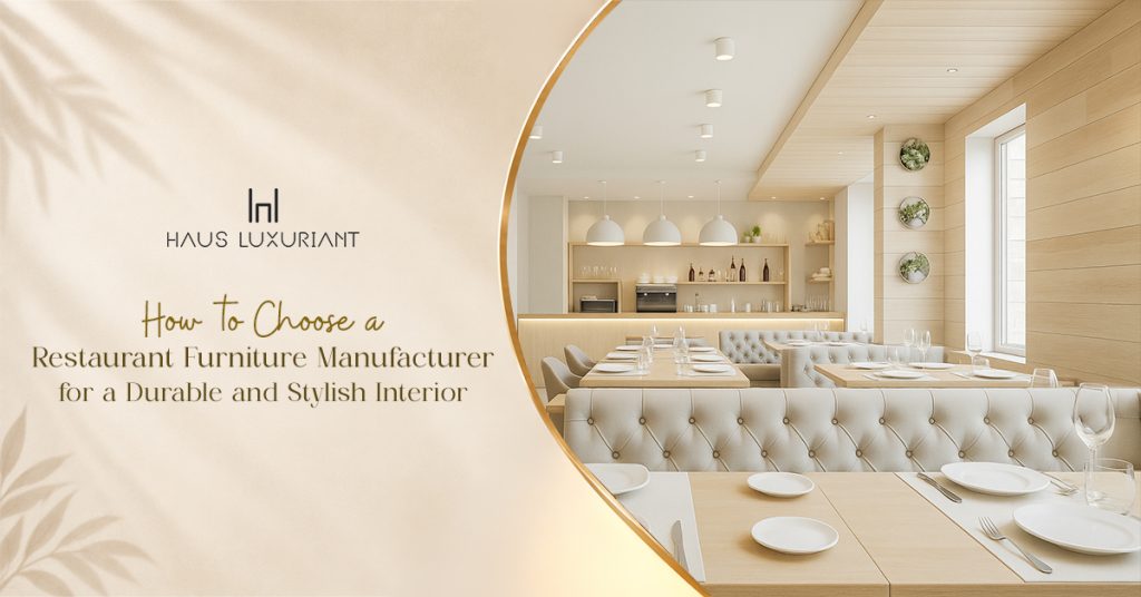 Restaurant Furniture Manufacturer